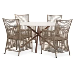 SANDVIG O120 grey+4 FJELLERUP natural