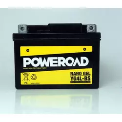 POWEROAD akumulator za motor YG4L-BS GEL (12V 4 Ah, 114 x 71 x 86)