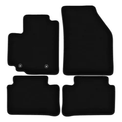 Črne velurne talne obloge BASIC za: Suzuki Splash hatchback (2008-2014)