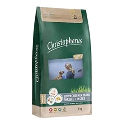 Christopherus Suva hrana za pse Grain-Free Adult, Pastrmka i insekti, 4 kg