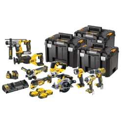 DeWalt DCK1012P4T akumulatorski set mašina, 18V XR, 10 delova, TSTAK koferi ( DCK1012P4T )