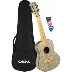 Cascha HH 2316 Bamboo Koncertne ukulele Graphite