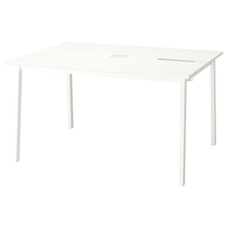 MITTZON Konferencijski sto, bela, 140x108x75 cm