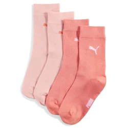Puma Kids Classic Socks 2 pack, Pink, Size 23-26, Clothing