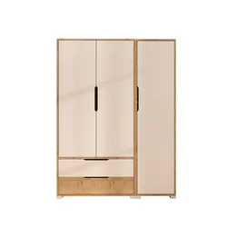 HANAH HOME Ormar Flora 137 Safir hrast Bela boja