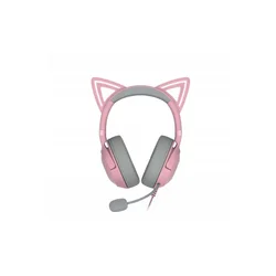 Razer Slušalice sa mikrofonom Kraken Kitty V2, RGB, Roze