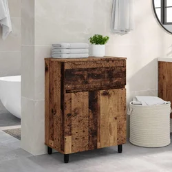 Toaletna jedinica Staro drvo 60 x 35 x 80 cm Konstruirano drvo