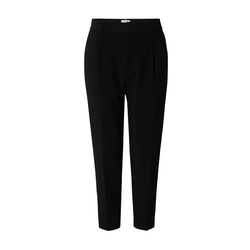 DAN FOX APPAREL Hlače z naborki Toni, črna