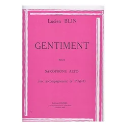 BLIN L;GENTIMENT,SAX ALTO