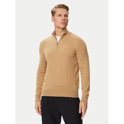 BOSS Pulover H-Ebenji 50565499 Bež Regular Fit
