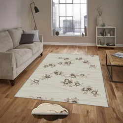 Conceptum Hypnose Tepih Eexfab1128, Pravougaoni, 100 x 150 cm, Krem