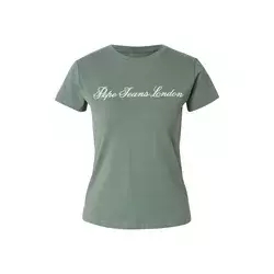 Pepe Jeans Majica  zelena / bela