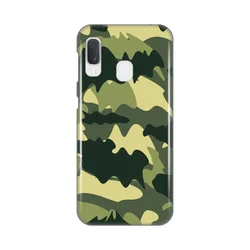 Silikonska maska za Samsung A202F Galaxy A20e Army Print Skin maslinasta