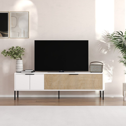 HANAH HOME TV polica Noah White Rattan