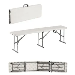 Klupa rasklopiva 180 x 30 x 43cm tvrda plastika :)