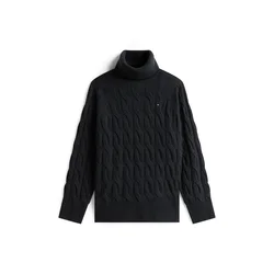 TOMMY HILFIGER Pulover črna