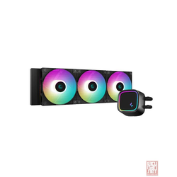 DeepCool LE720, liquid CPU cooler with ARGB fans, noise up to 32.9db, 3x120mm fan