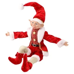 Festa ralphie novogodišnja dekoracija patuljak crvena 43cm ( 740055 )