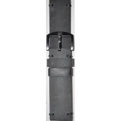 Kožni kaiš 24mm Crna boja 24.184