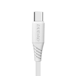 DUDAO L2T kabel USB/USB-C 5A 2m, belo