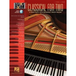 CLASSICAL FOR TWO 4HANDS PLAY ALONG PIANO DUET+AUDIO ACC.