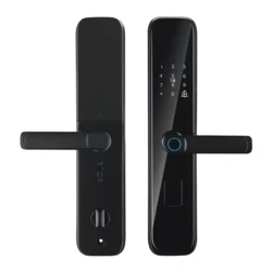 Smart Nest Pametna brava 8 sa otiskom prsta i šifrom, Crna