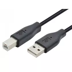 E-GREEN USB 2.0 A-USB 2.0 B M/M 1.8m crni
