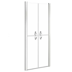 Vidaxl Vrata za tuš prozorna ESG 71x190 cm