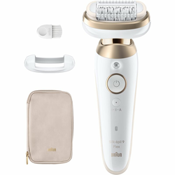 Braun Silk-épil 9 9011 epilator s popolnoma prilagodljivo glavo za noge, telo in podpazduhe 1 kos