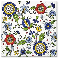 Serviete za decoupage Kashubian Style - 1 kos (Serviete za)