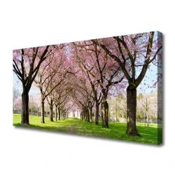 tulup.si Slika na platnu Drevesa narava poti 125x50 cm