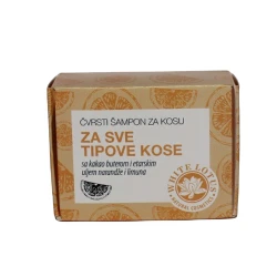 Čvrsti šampon za normalnu kosu Herbateria, 60g