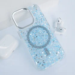Maska za telefon Mag Case Glue za iPhone 16 Pro Max, Lavanda
