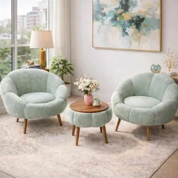 ATELIER DEL SOFA Fotelje i klub stočić Lida Wellsoft Green