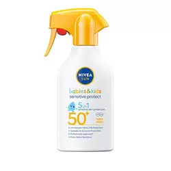 NIVEA SUN babies & kids sens. protect sprej sa rasprš. za oset. kožu SPF 50+ 270 ml