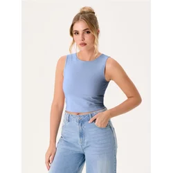 Sinsay - Crop top - bledoplavo