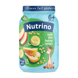 Nutrino Pire od voća jabuka, kruška, banana i žitarice 190 g
