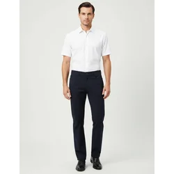 Elit Muške keper pantalone Regular Fit Bi-Stretch udobnost, Teget