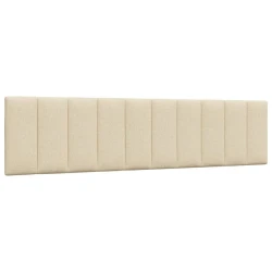 shumee vidaXL Vzglavna stranica krem 200 cm blago