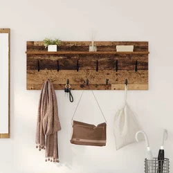 Vješalica za kapute na zidu Zidne Staro drvo 100 x 40 x 12 cm