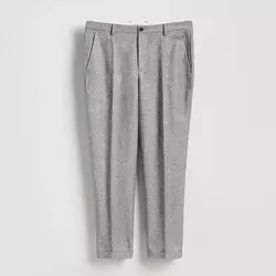 Reserved - Regular pantalone s visokim sadržajem lana