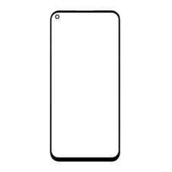 Staklo za touch screen Huawei Nova 5T crno + OCA (OEM-MX)