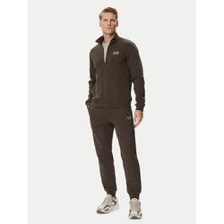 EA7 Emporio Armani Trenirka 7M002236 AF21822 U6027 Temno rjava Regular Fit