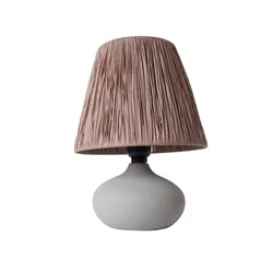 Opviq YL546 Stona lampa, Belo-Smeđa