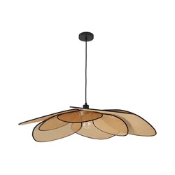 Luster na sajli TOBAGO 1xE27/20W/230V prečnik 100 cm bež