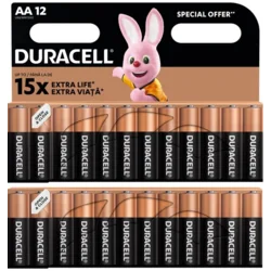shumee Alkalne baterije Duracell Extra Life LR6 AA, 24 kosov.
