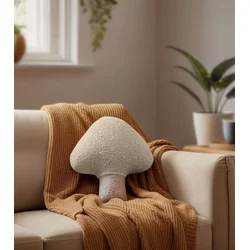 Aberto Design Dekorativni jastuk Mushroom, 38x35 cm, Bež