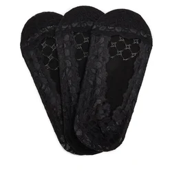 Stopalke Nine West LA_NW_4WB_005_SS25 (3-PACK) BLACK Črna