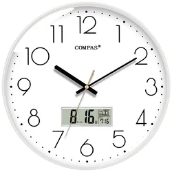 Compas Zidni sat C3219AY, 35 cm, Beli