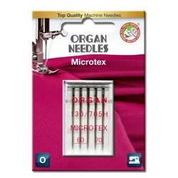 ORGAN Igle za šivaće mašine Microtex, veličina 60-70, 5 komada